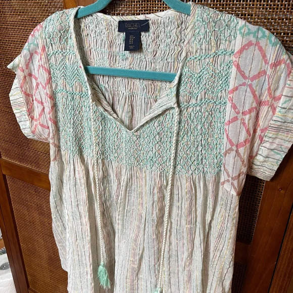 Rachel Roy Embroidered Boho top - Picture 2 of 5
